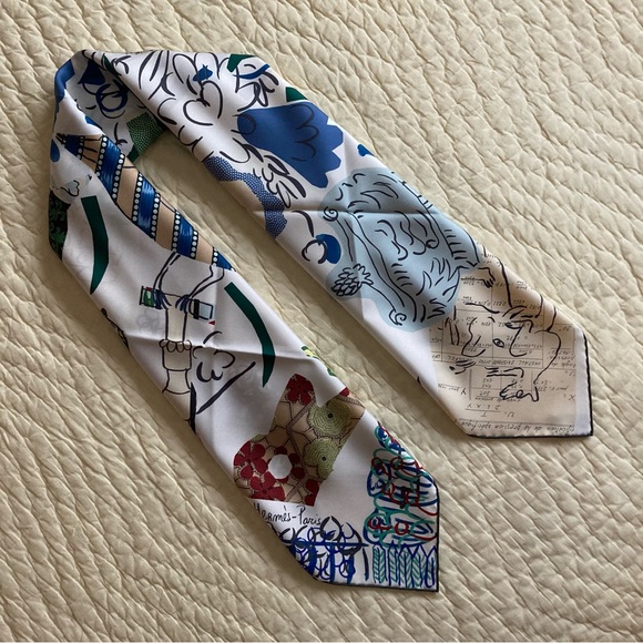 Brand New Hermes La Maison des Oiseaux Parleurs Silk Scarf - Picture 9 of 14